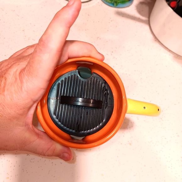 GiftCraft Coffee Mug with Lid EUC - Picture 4 of 4